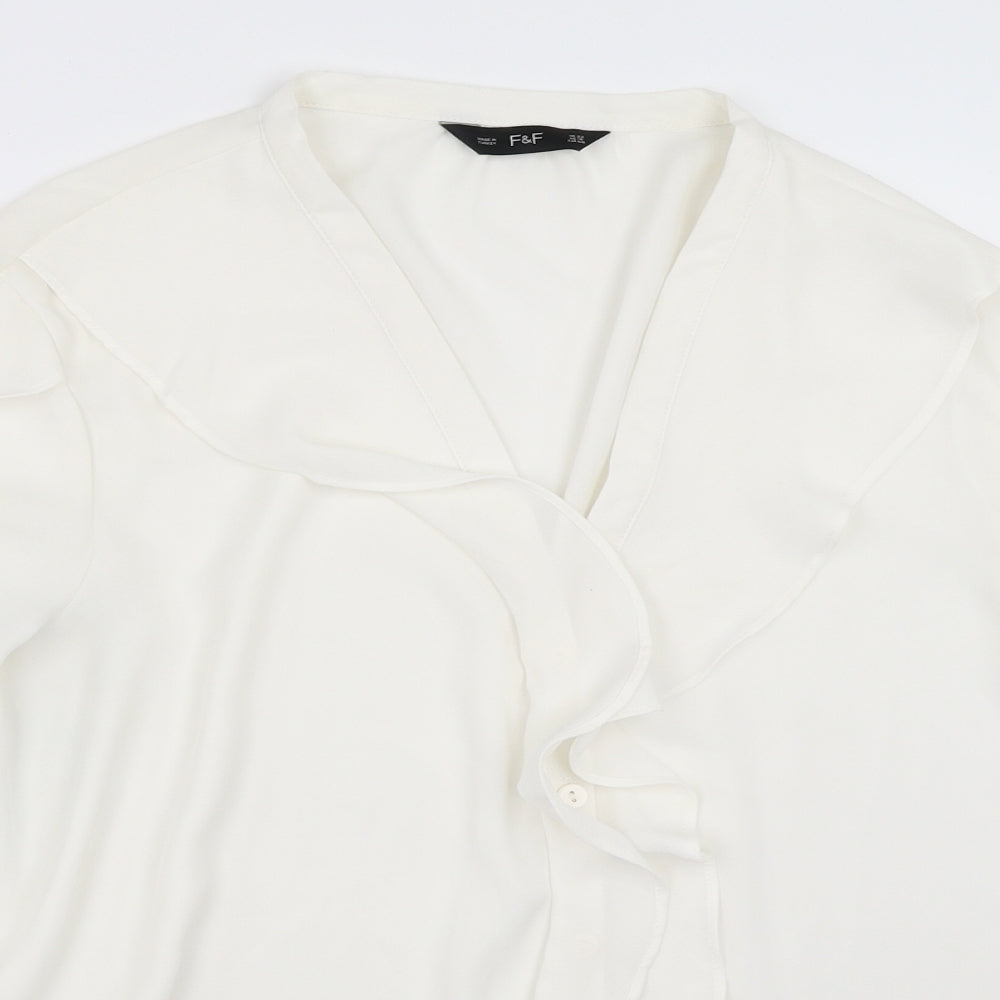 F&F Womens White   Basic Blouse Size 22