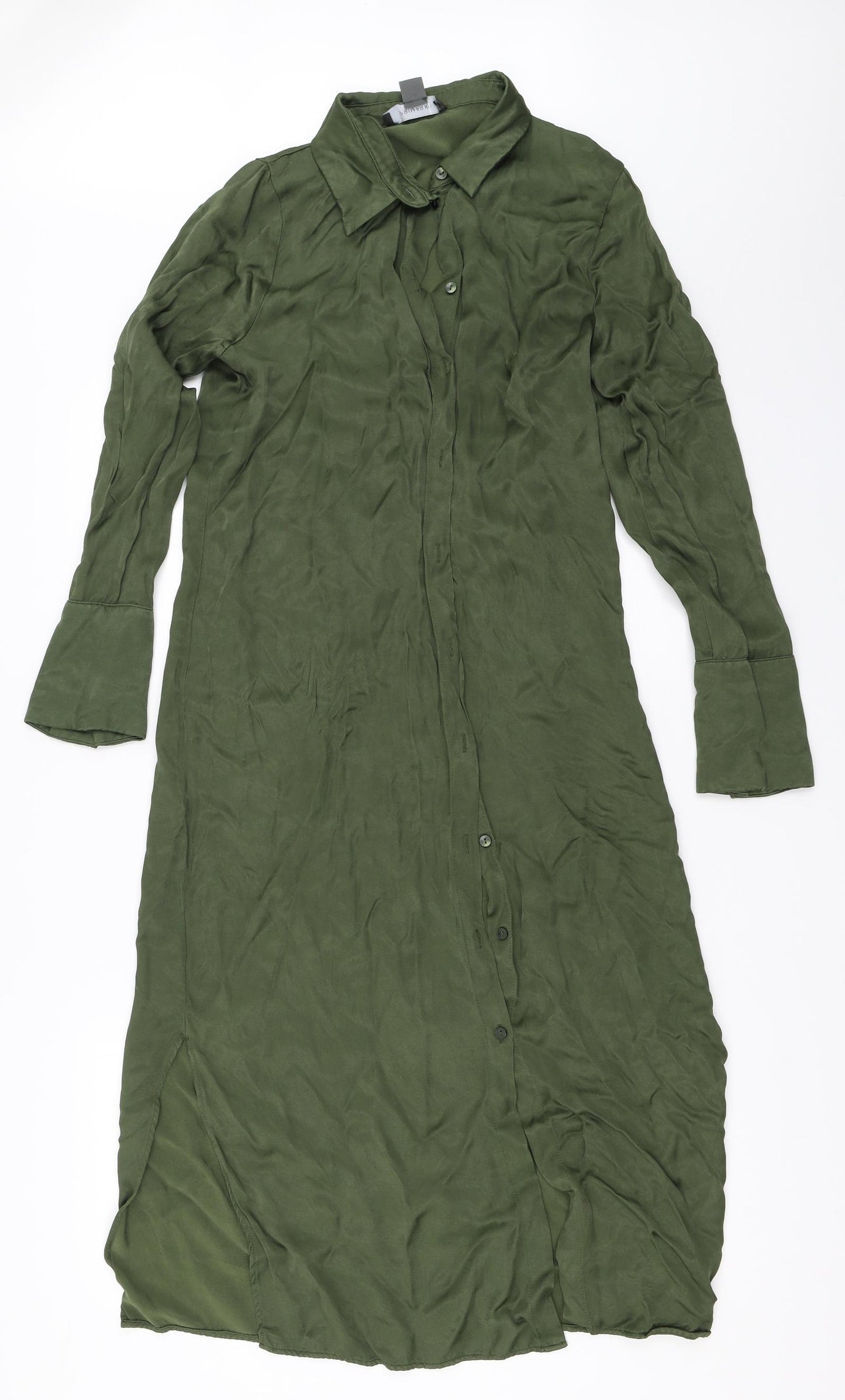 Primark Womens Green   Shirt Dress  Size 12