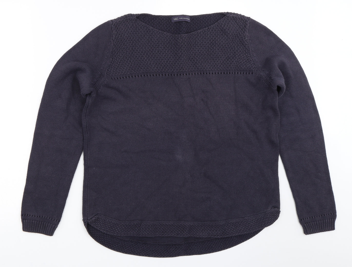 Marks and Spencer Womens Blue   Pullover Jumper Size 14