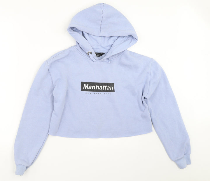 New Look Girls Blue   Pullover Hoodie Size 12-13 Years