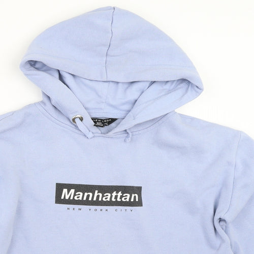 New Look Girls Blue   Pullover Hoodie Size 12-13 Years