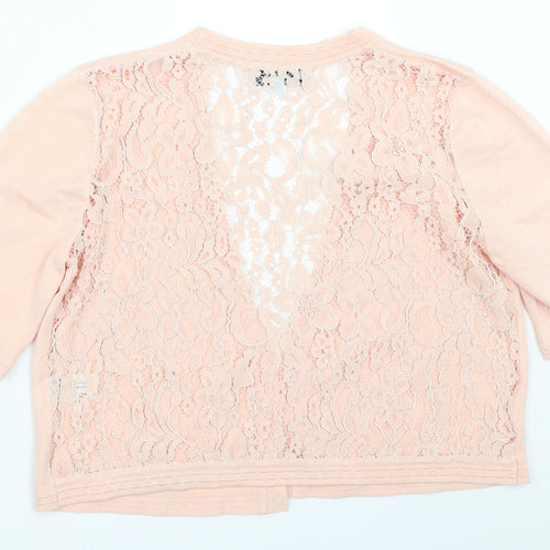 Mud Flower Womens Pink   Cardigan Jumper Size M