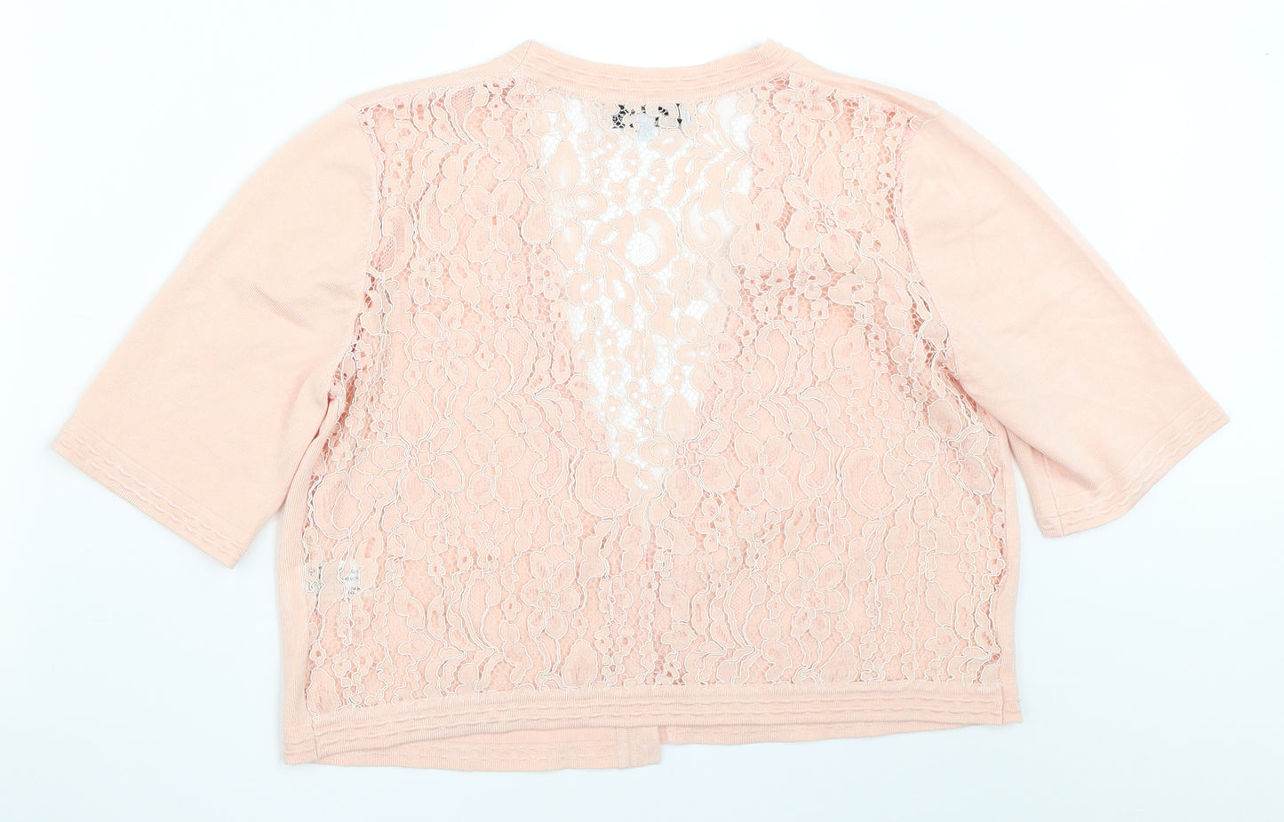 Mud Flower Womens Pink   Cardigan Jumper Size M