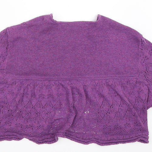 New Look Womens Purple   Cardigan Jumper Size 12