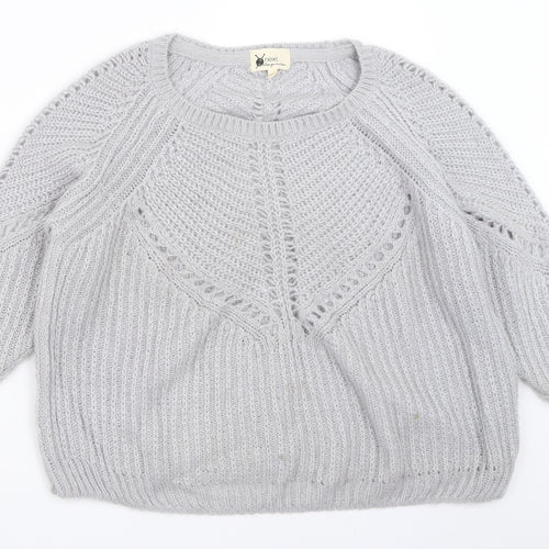 NEXT Womens Grey   Pullover Jumper Size 14