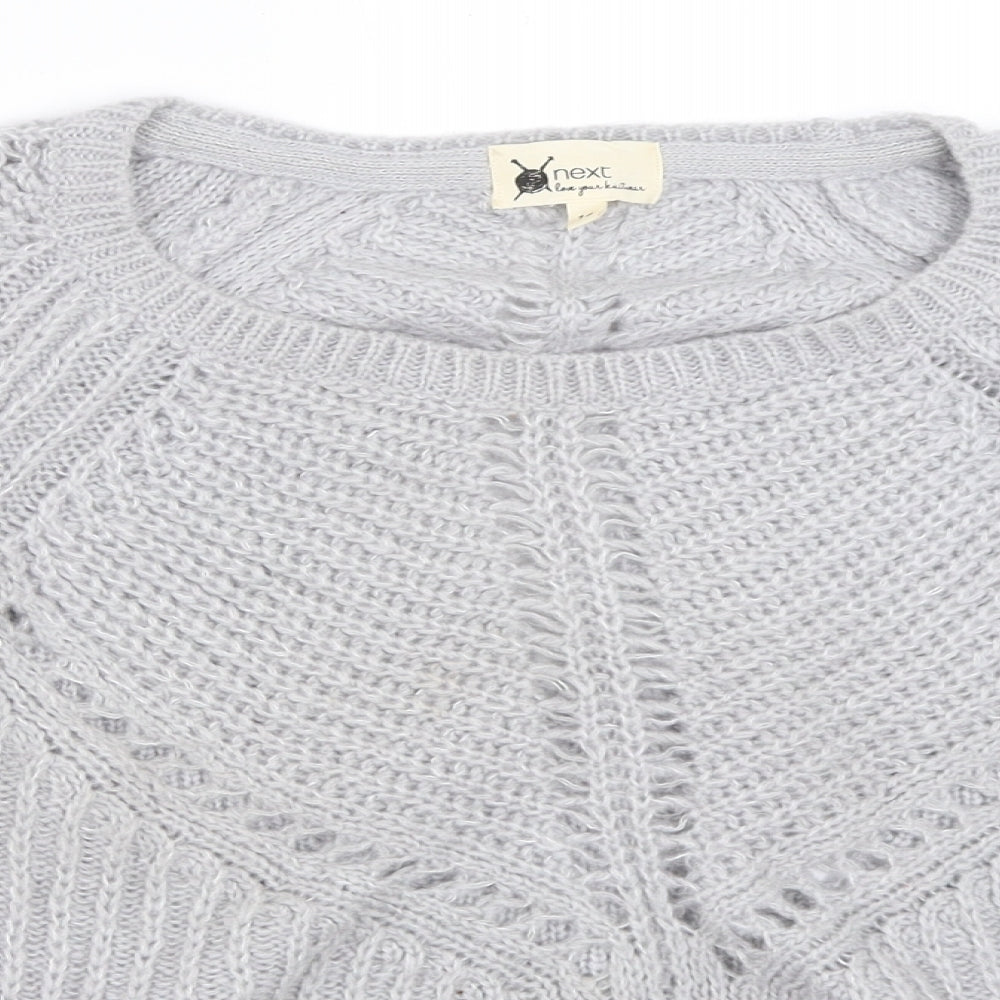 NEXT Womens Grey   Pullover Jumper Size 14