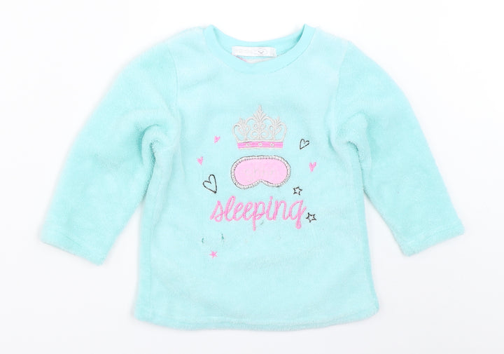 Sweet Dreams Girls Blue Solid Top Pyjama Top Size 2-3 Years