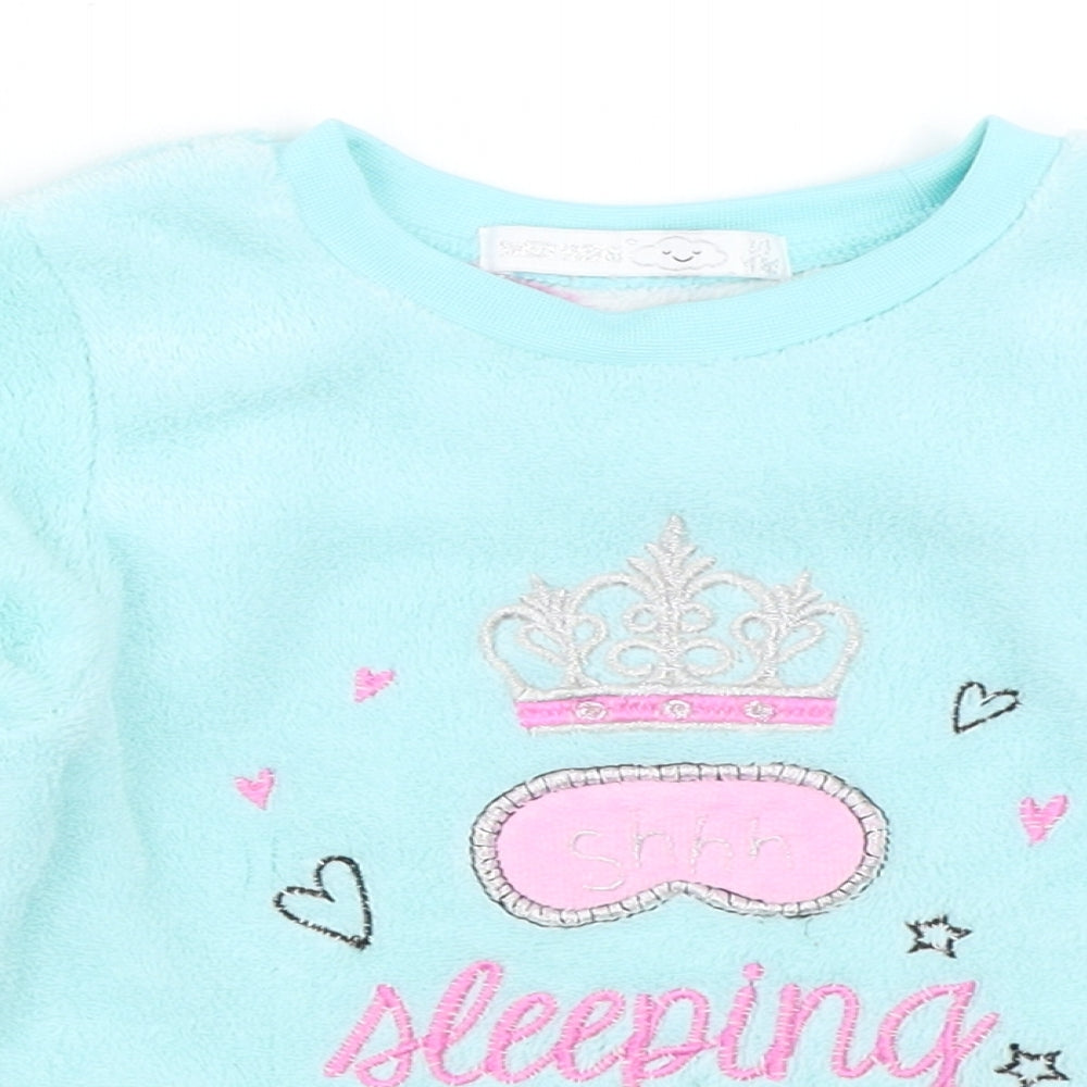 Sweet Dreams Girls Blue Solid  Top Pyjama Top Size 2-3 Years