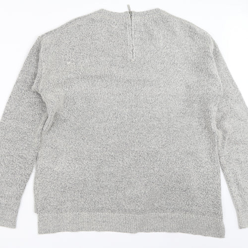 Papaya Womens Grey   Pullover Jumper Size M