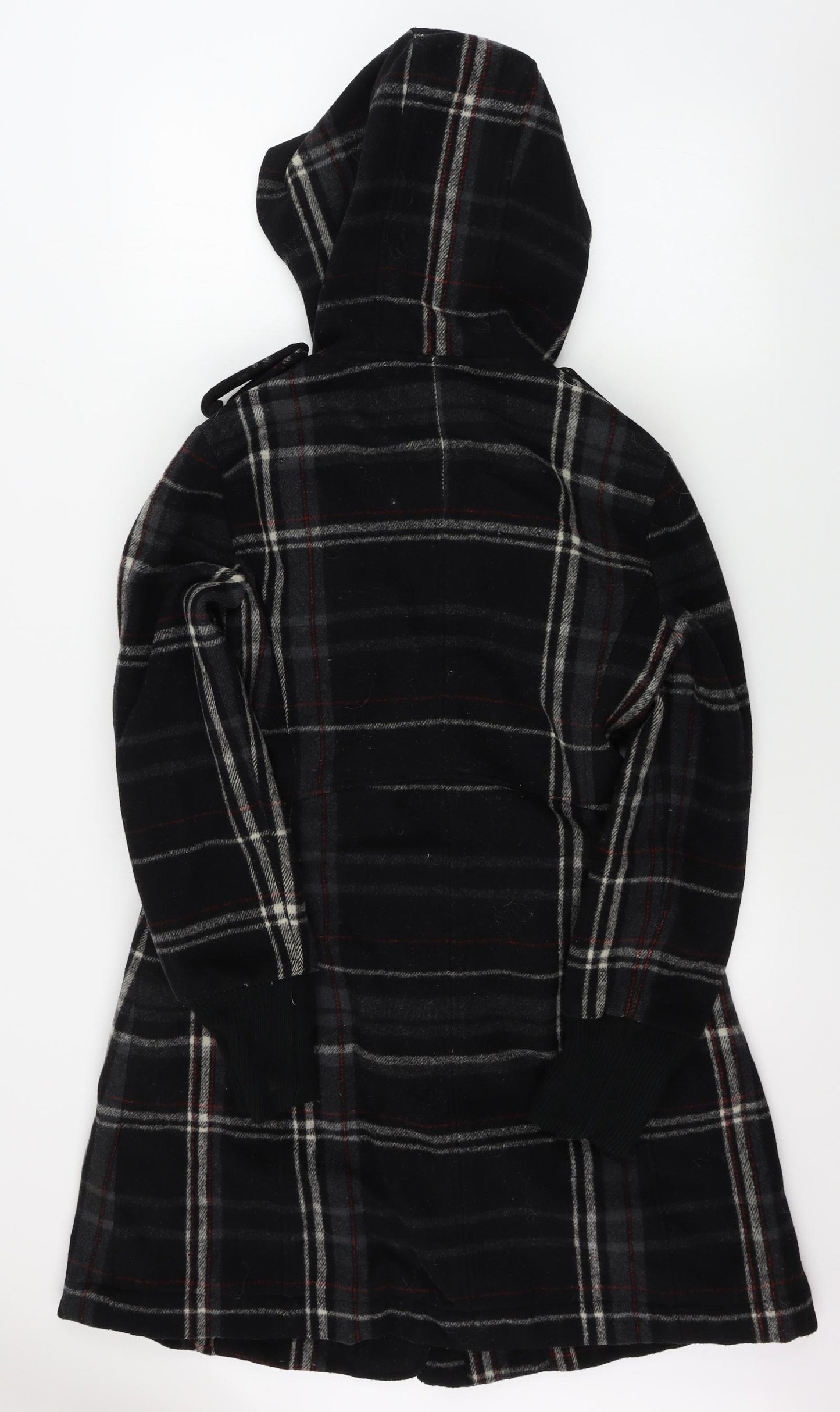 Firetrap  Womens Black Check  Jacket Coat Size M