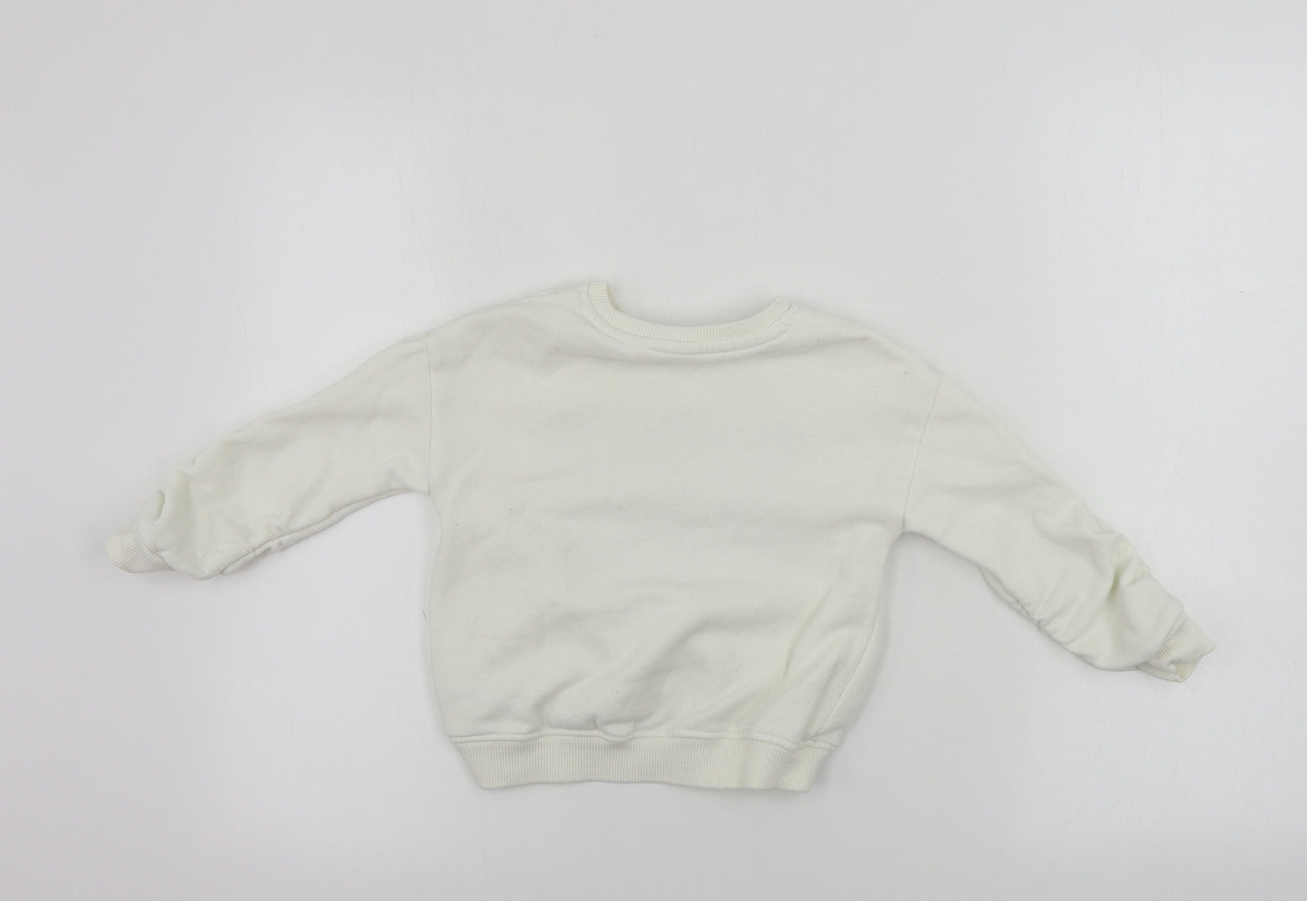 NEXT  Girls White   Pullover Jumper Size 4 Years