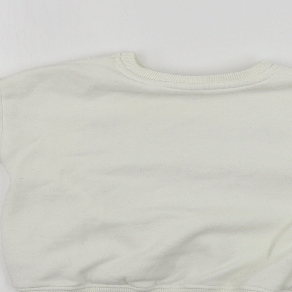 NEXT  Girls White   Pullover Jumper Size 4 Years