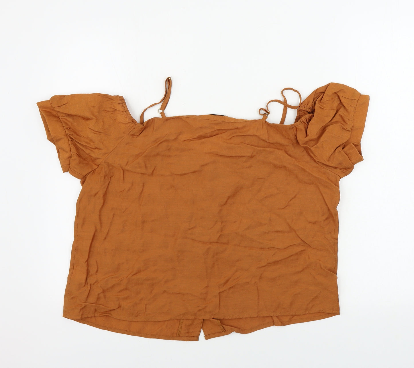 SheIn Womens Brown   Basic Blouse Size L