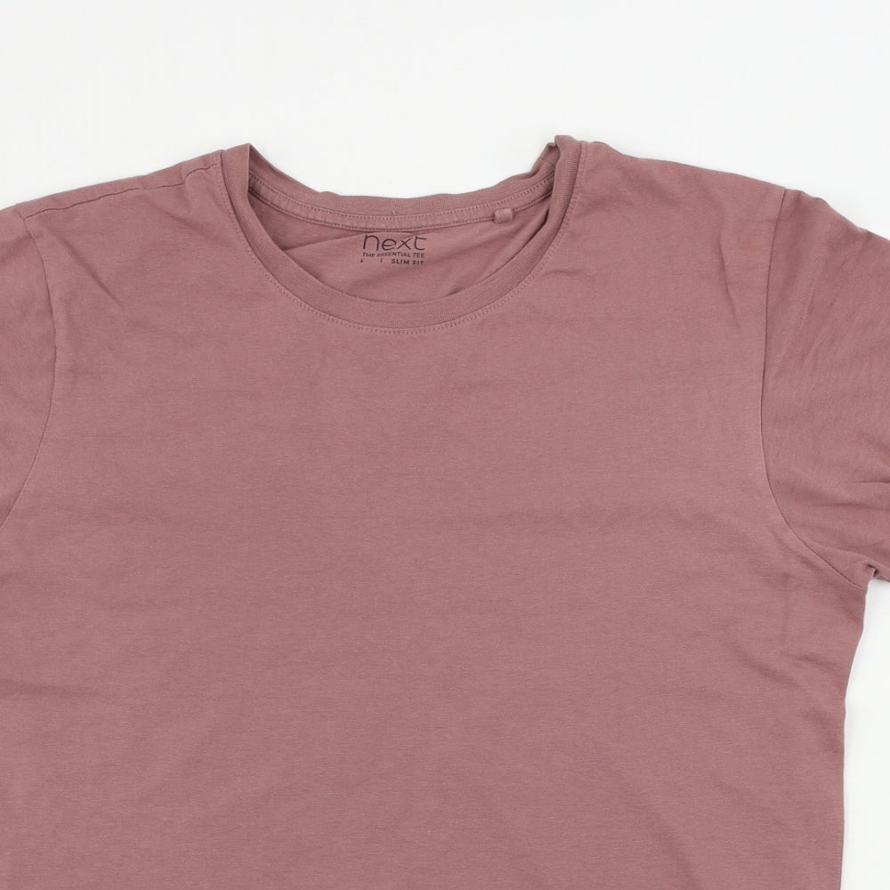 NEXT  Mens Pink    T-Shirt Size L