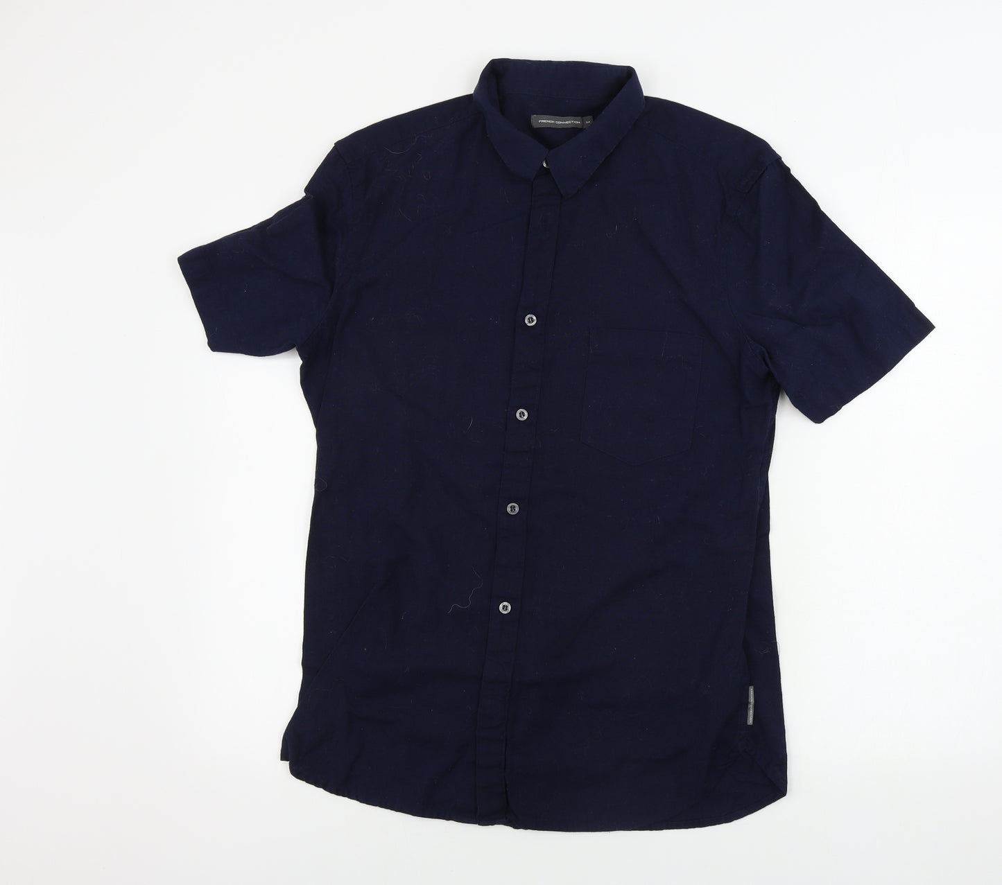 French Connection  Mens Blue    Button-Up Size M