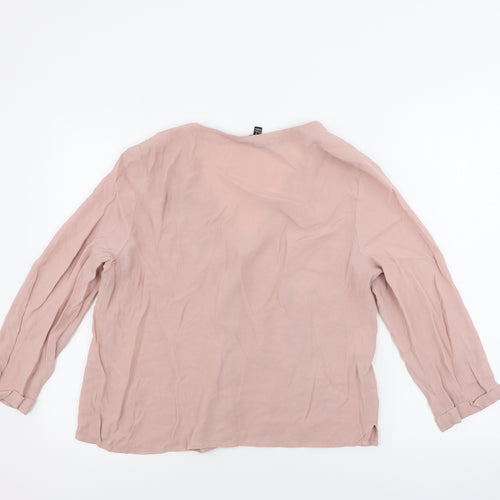 New Look  Womens Pink   Basic T-Shirt Size 12