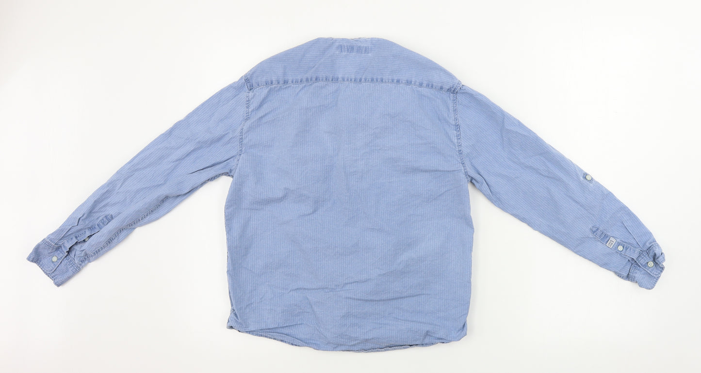 Zara Boys Blue   Basic Button-Up Size 11-12 Years
