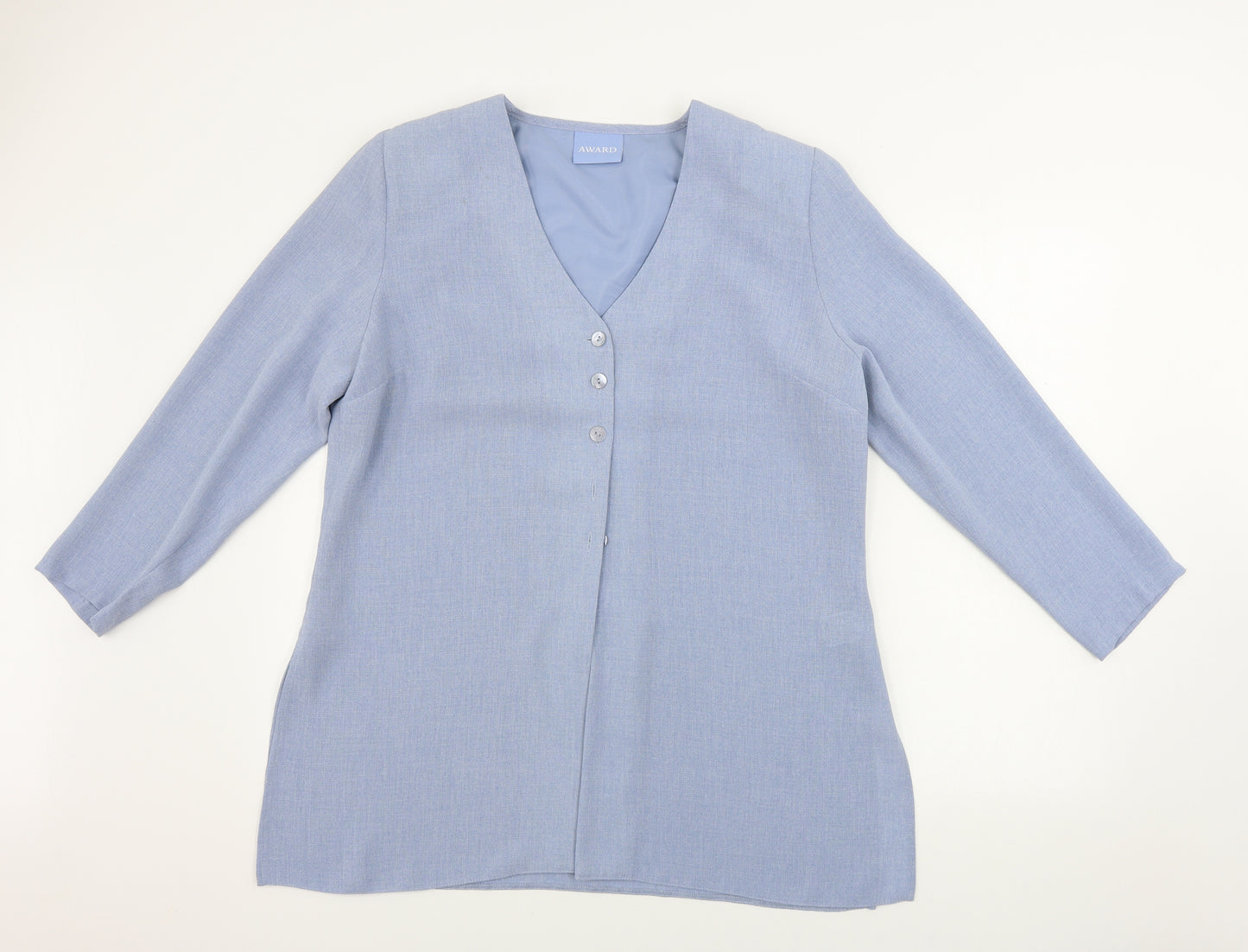 AWARD Womens Blue   Jacket Blazer Size 16