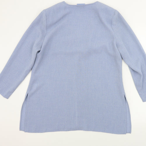 AWARD Womens Blue   Jacket Blazer Size 16