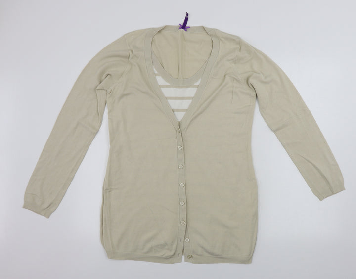BHS Womens Beige Pullover Jumper Size 16