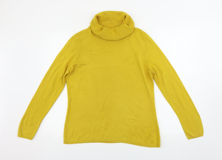 Bonmarché  Womens Yellow   Pullover Jumper Size S