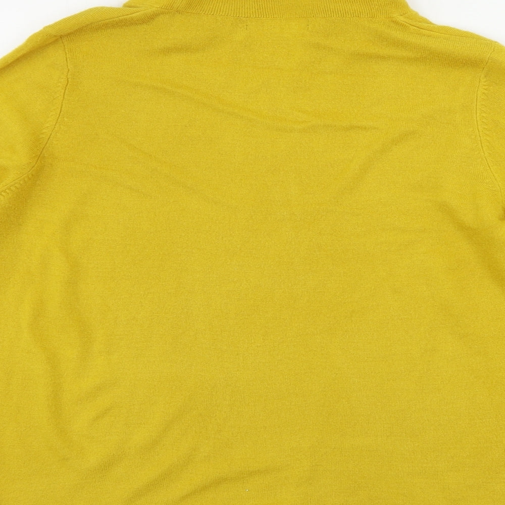 Bonmarché  Womens Yellow   Pullover Jumper Size S