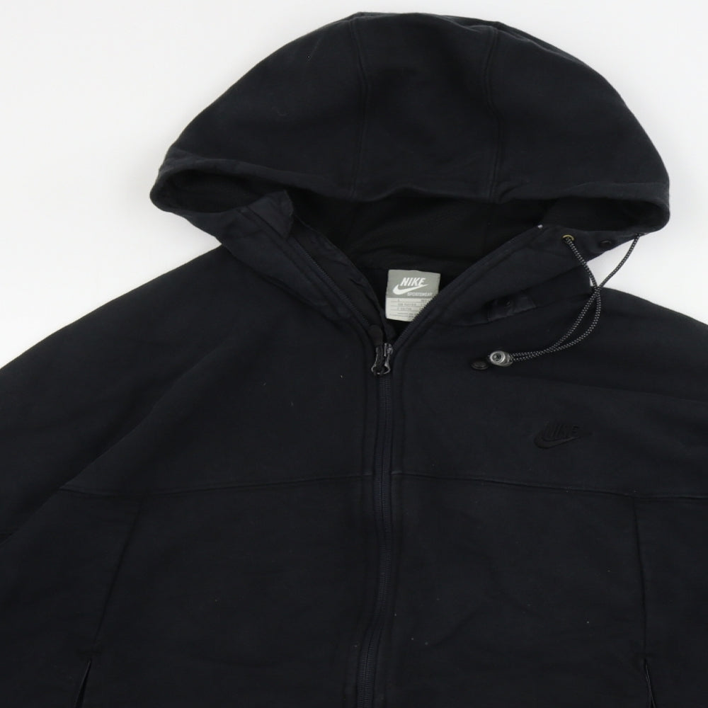 Nike  Mens Black   Jacket Coatigan Size L