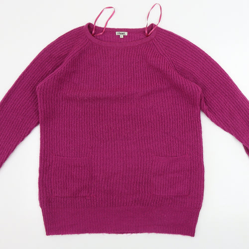 TEXT  Womens Purple   Pullover Jumper Size L