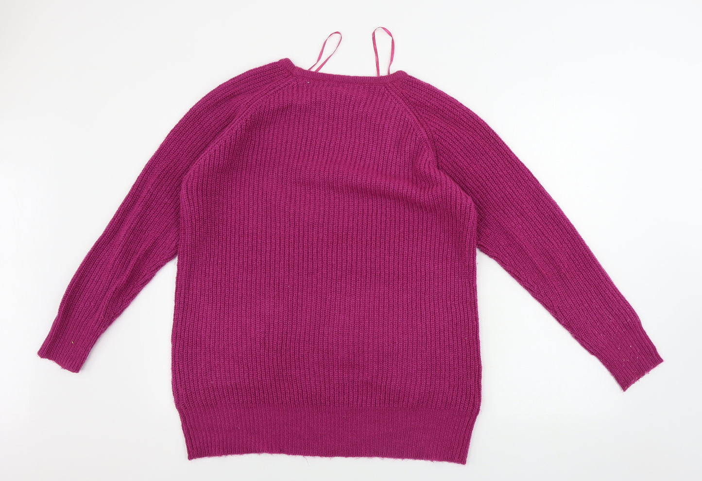 TEXT  Womens Purple   Pullover Jumper Size L