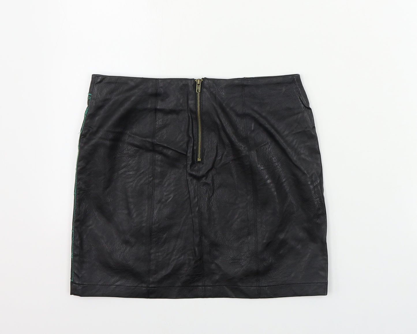 Glamorous  Womens Black Geometric  Bandage Skirt Size XS