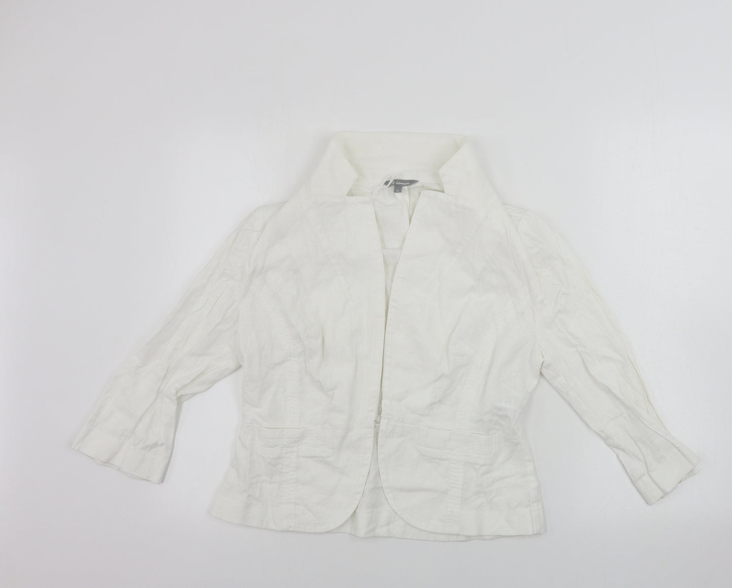 Marks and Spencer  Womens White   Jacket Blazer Size 12