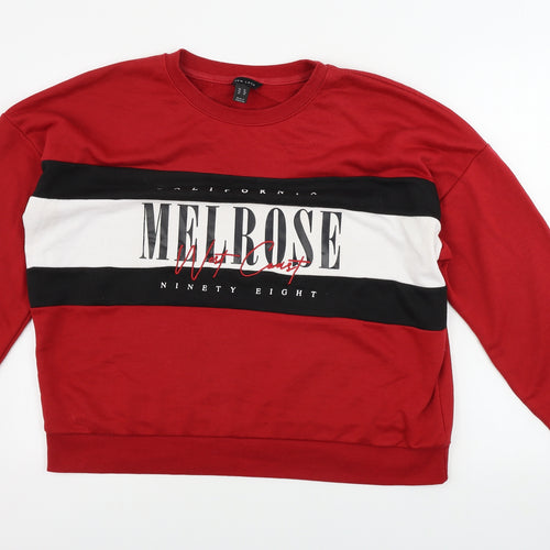 New Look  Womens Red   Pullover Jumper Size 18