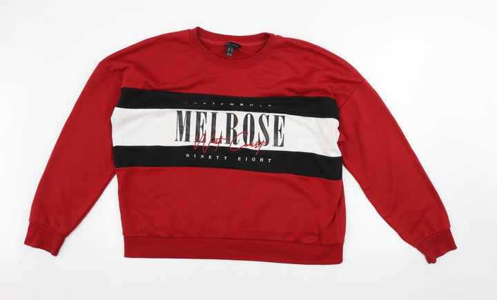 New Look  Womens Red   Pullover Jumper Size 18