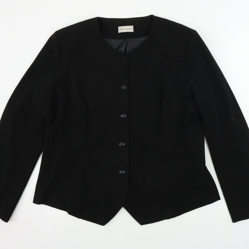 Nightingales  Womens Black   Jacket Blazer Size 16