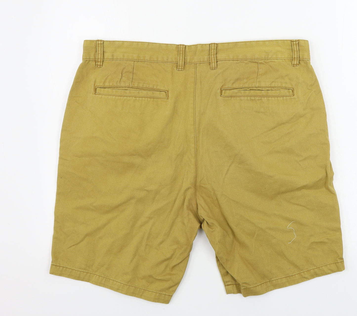 George  Mens Yellow   Chino Shorts Size 36 in