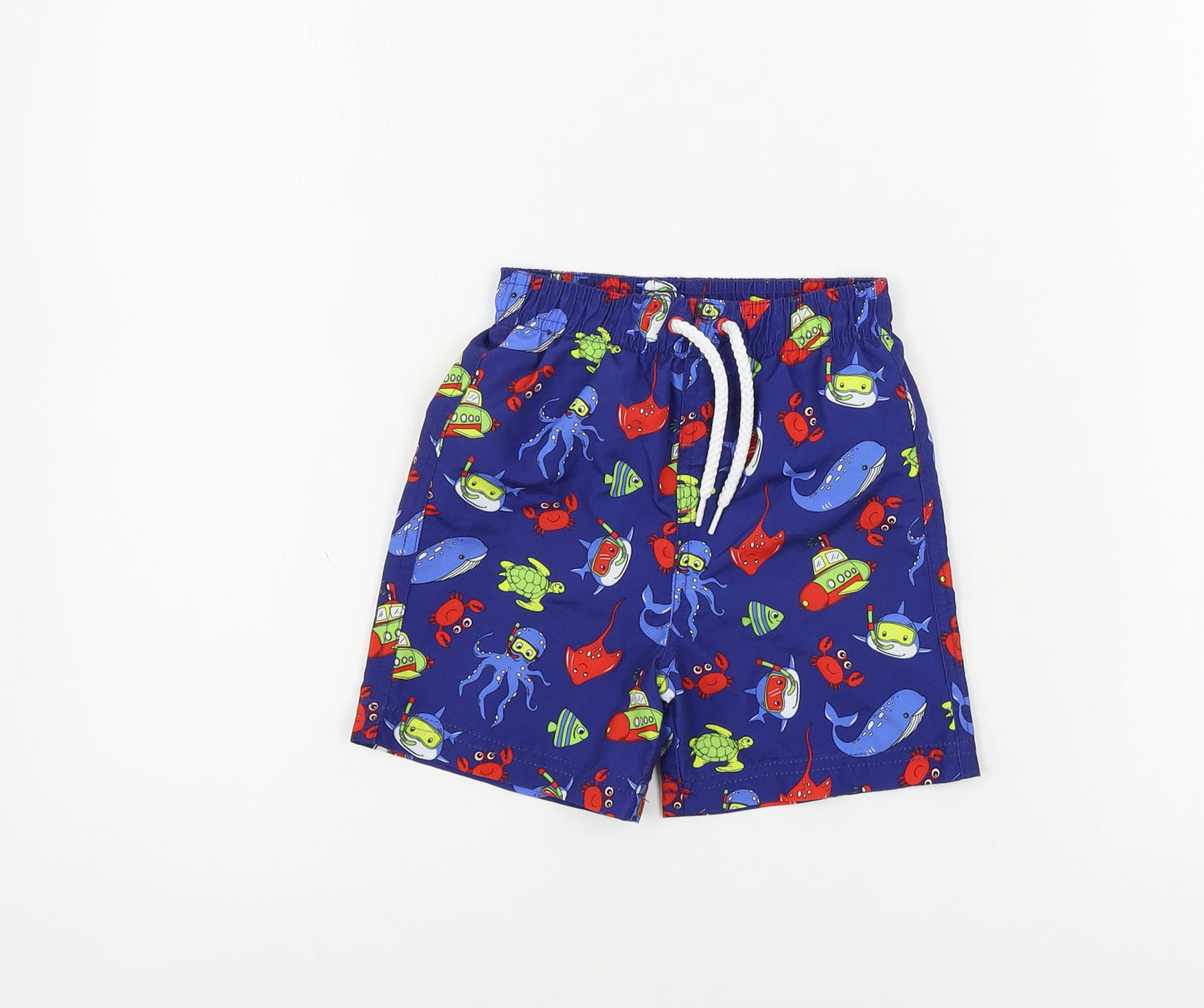 TU Boys Blue   Cropped Trousers Size 18-24 Months