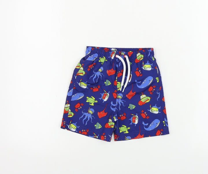 TU Boys Blue   Cropped Trousers Size 18-24 Months