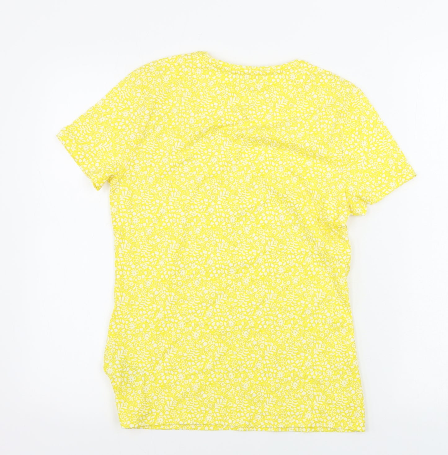 Marks and Spencer  Womens Yellow   Basic T-Shirt Size 10