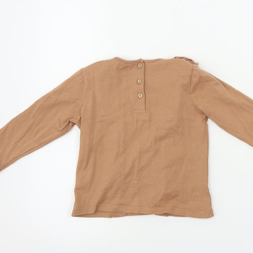 coo club  Girls Brown   Basic T-Shirt Size 2-3 Years