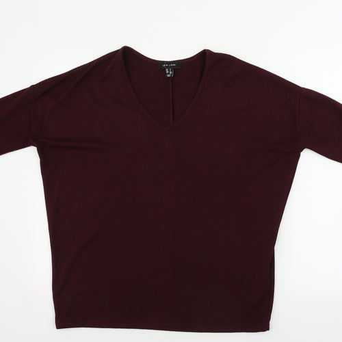 New Look  Womens Purple   Basic T-Shirt Size S
