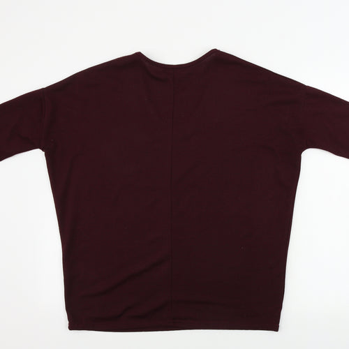 New Look  Womens Purple   Basic T-Shirt Size S
