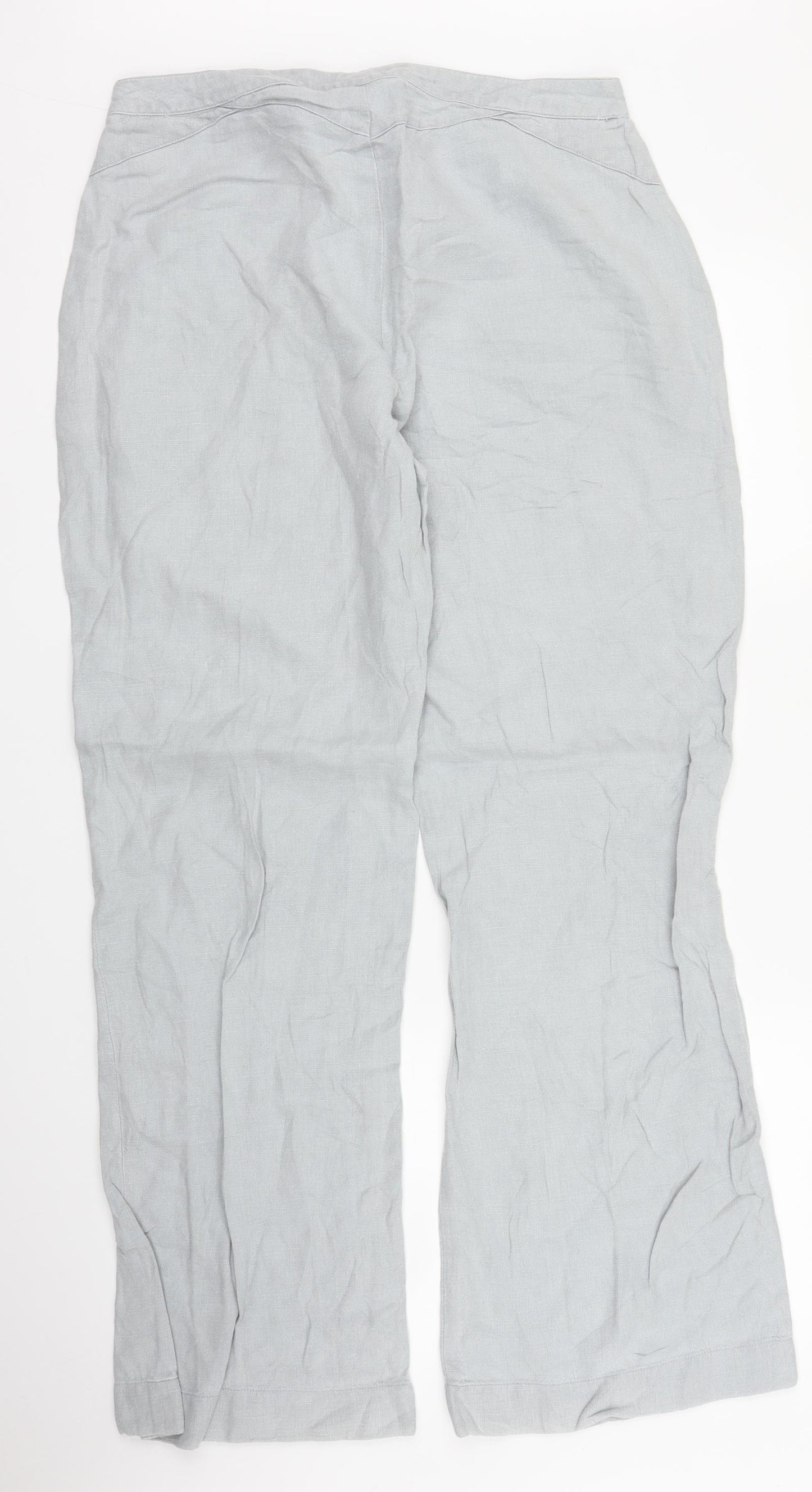 Jaeger Womens Grey   Trousers  Size 12 L30 in