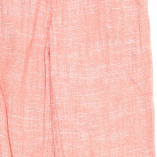 NEXT Womens Pink   Pedal Pusher Trousers Size 6 L24 in