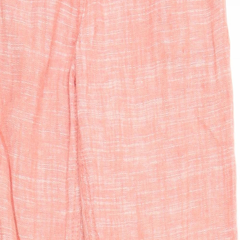 NEXT Womens Pink   Pedal Pusher Trousers Size 6 L24 in