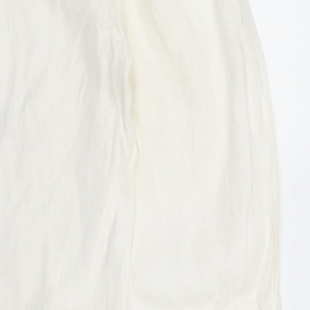 Dunnes Womens White   Trousers  Size S L28 in