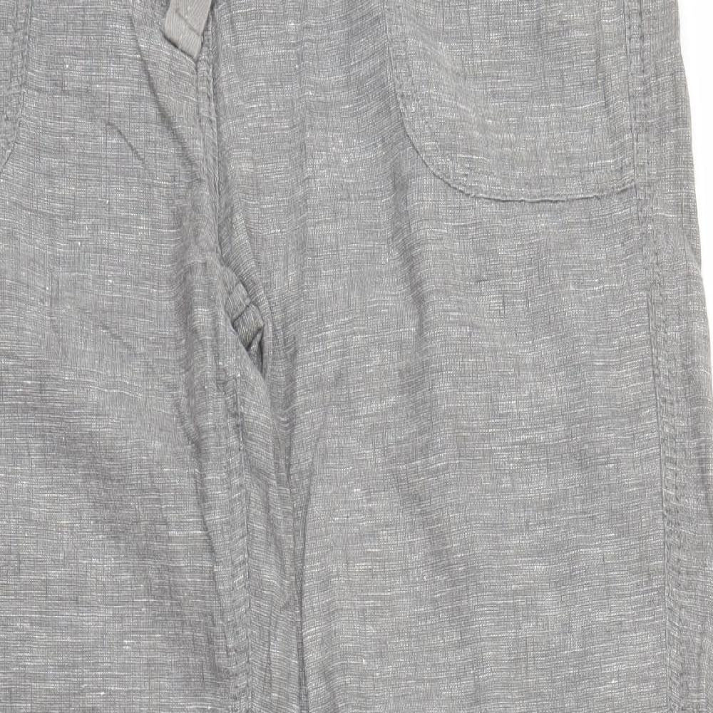 Dorothy Perkins Womens Grey   Trousers  Size 12 L28 in