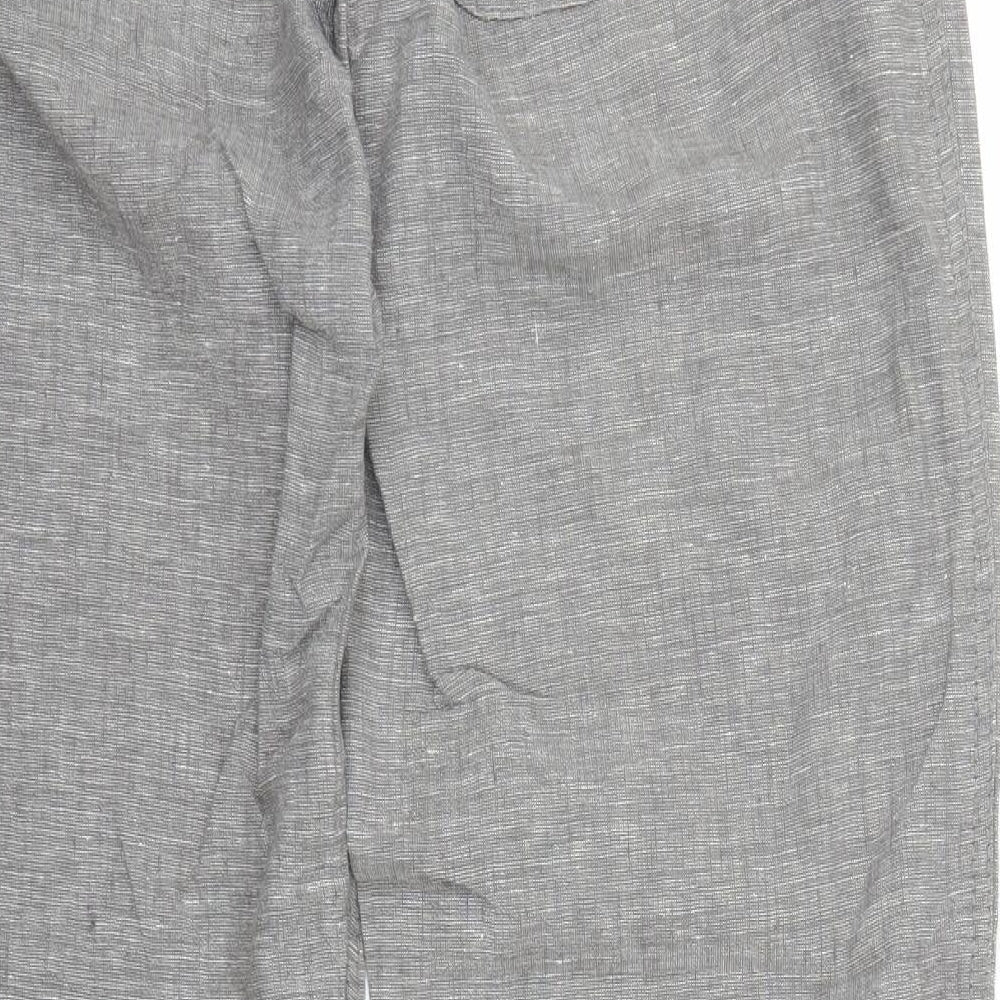 Dorothy Perkins Womens Grey   Trousers  Size 12 L28 in
