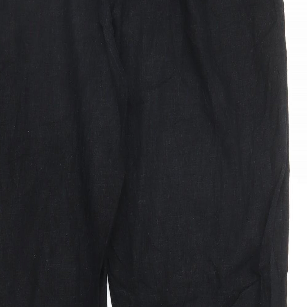 George Womens Black   Trousers  Size 14 L28 in