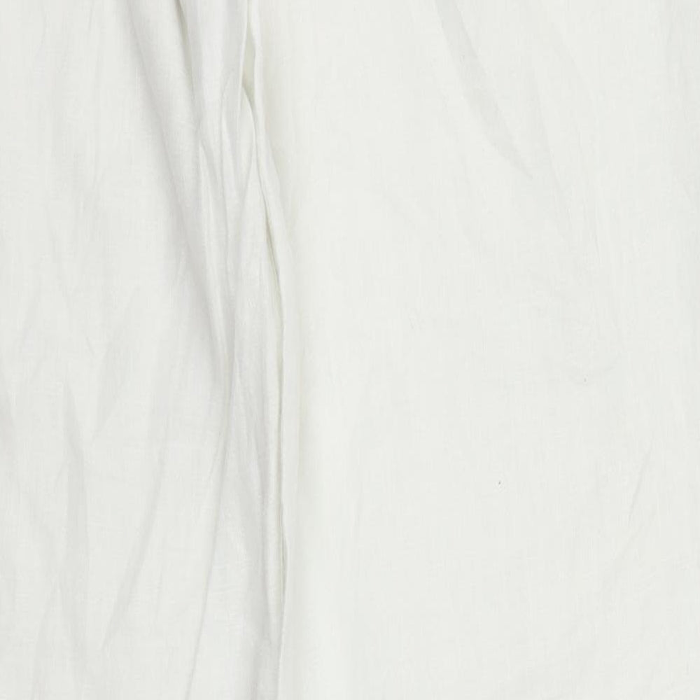 Fat Face Womens White   Trousers  Size 10 L29 in