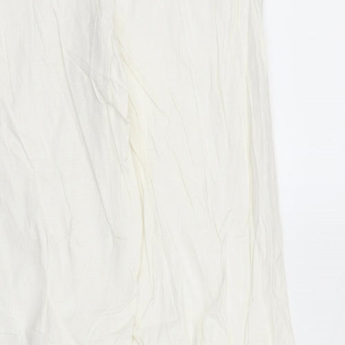 NEXT Womens White   Trousers  Size 10 L29 in